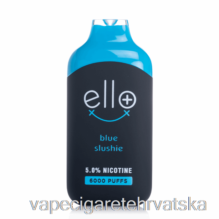 Vape Hrvatska Blvk Ello Plus 6000 Disposable Blue Slushie Ice